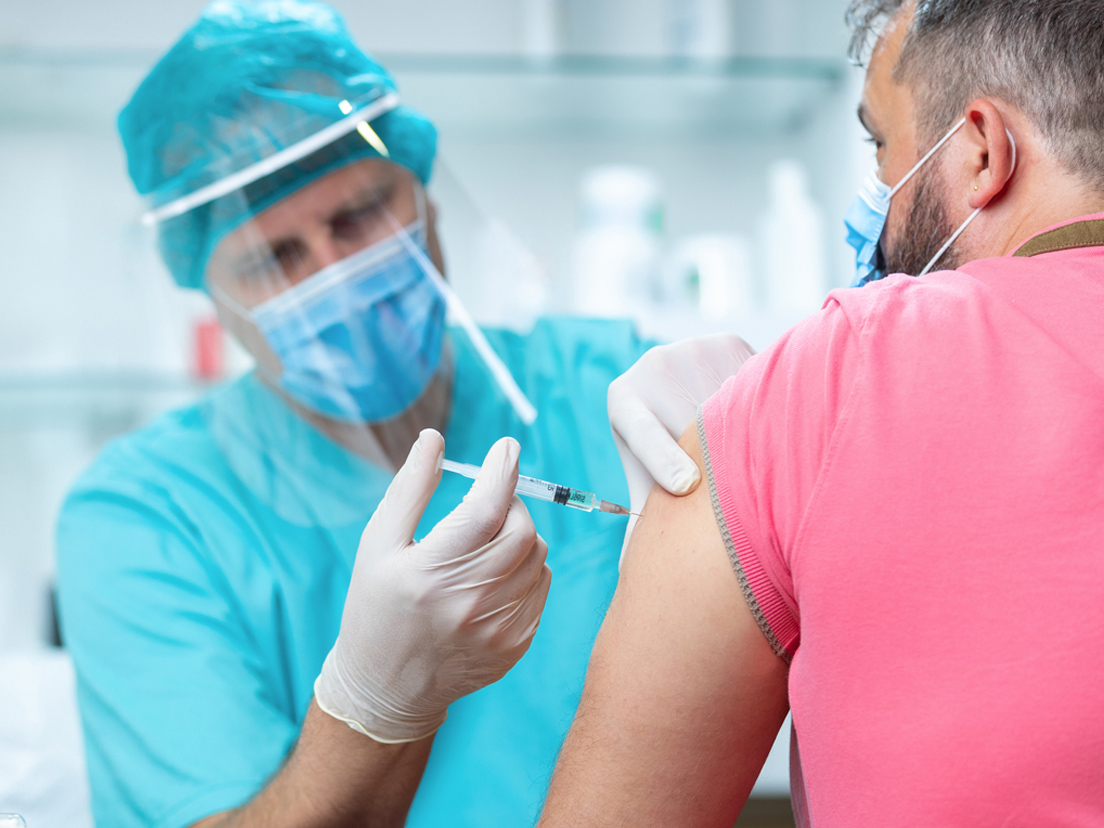 patient who has vaccine confidence getting the COVID vaccination