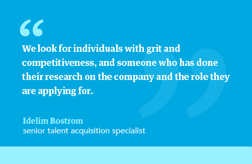 Quote from CHG hiring manager about what we look for in recruiting