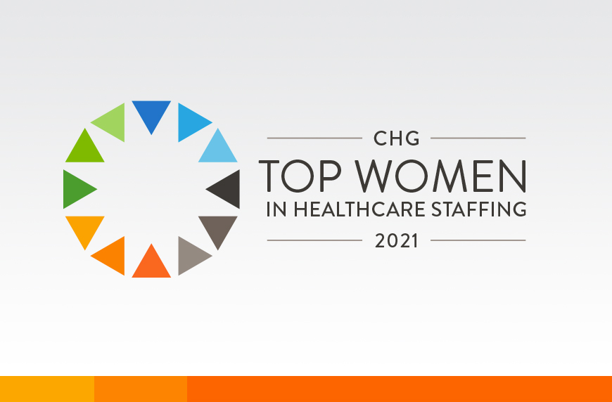 top women in healthcare staffing logo