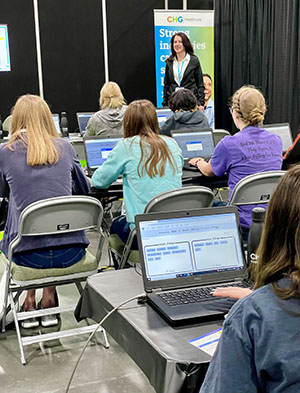 SheTech education session for girls in STEM