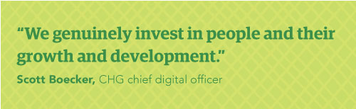 Quote from Scott Boecker - We genuinely invest in people and their growth and development