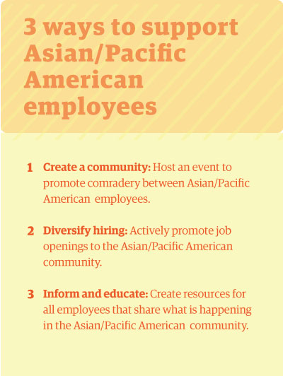 Infographic: 3 ways to support Asian/Pacific American employees