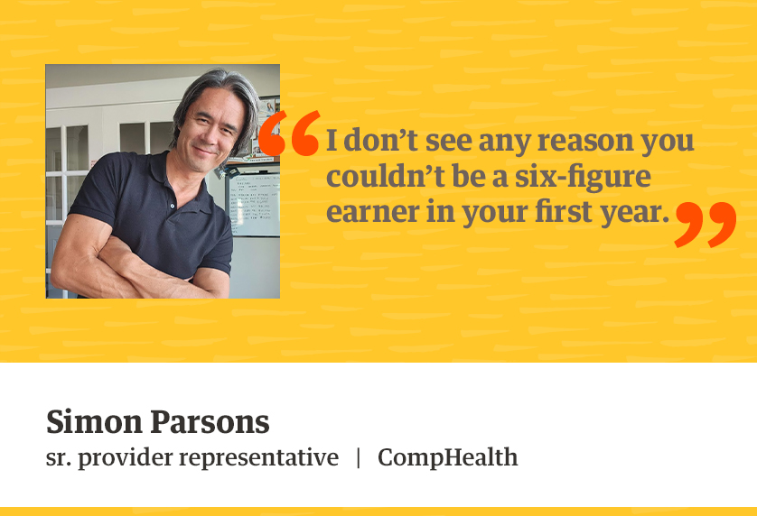 Quote from Simon Parsons - I don't see any reason you couldn't be a six-figure earner in your first year.