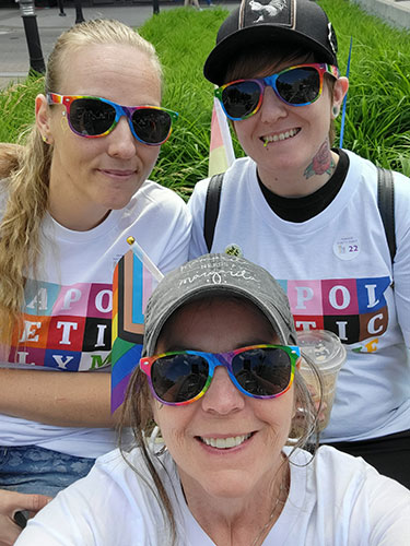 CHG employees at the Salt Lake City Pride parade