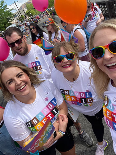 CHG employees at the Salt Lake City Pride parade