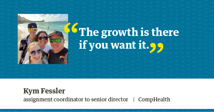 Kym Fessler quote on growth at CHG