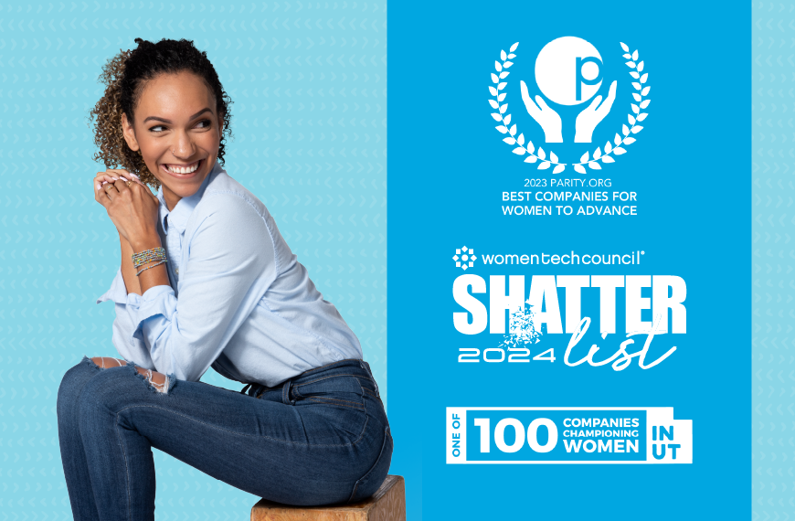 Image of Shatter award logo with CHG employee