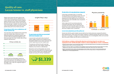 Thumbnail image of locum physician quality executive summary