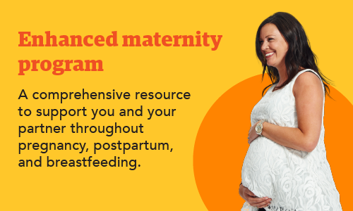 a description of CHG's enhanced maternity program for CHG employees